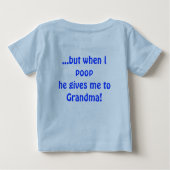 祖父は私をそう愛します ベビーTシャツ (裏面)