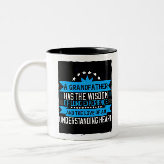 祖父は長い経験の知恵がある ツートーンマグカップ
