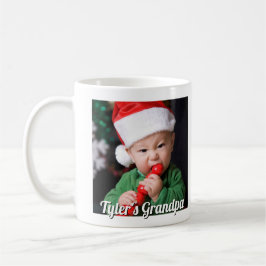 祖父への最初のクリスマス写真 コーヒーマグカップ