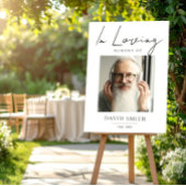 祖父を偲んで、シンプルな写真のポスター ポスター