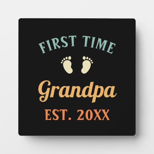 祖父アブエロノンノグランプ初めておじいちゃん フォトプラーク (正面)