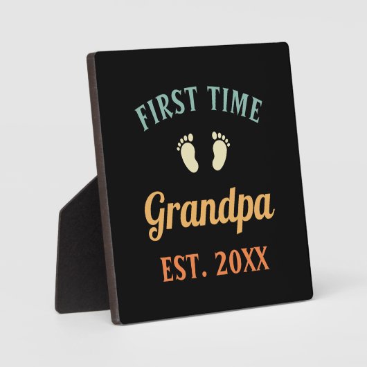 祖父アブエロノンノグランプ初めておじいちゃん フォトプラーク (正面)