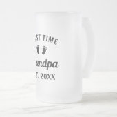 祖父アブエロノンノグランプ初めておじいちゃん フロストグラスビールジョッキ (正面右)