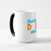 祖父ギフト |犬最高ののパパ モーフィングマグカップ (正面左)