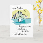 祖父シルボートシティ誕生日 カード (黄色い花)
