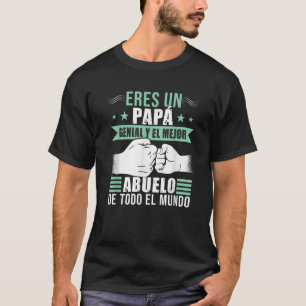 祖父スペインの父の日パパYアブエロTシャツ Tシャツ