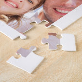 祖父フォトコラージョ最高のンパホワイト ジグソーパズル (側面)