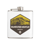 祖父マウンテン州パークノースカロライナ フラスク (正面)