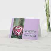 祖父ロスバラ悔やみや弔慰カード カード (正面)