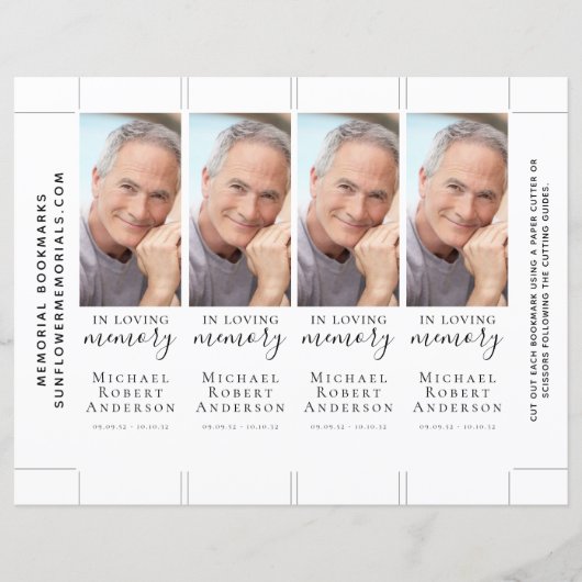 祖父写真記念ブックマーク (正面)