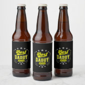 祖父名言 | ベストパパエバー ビールラベル (ボトル)