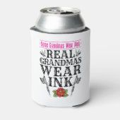 祖父実在衣服インク入れ墨の祖母 缶クーラー (缶裏面)