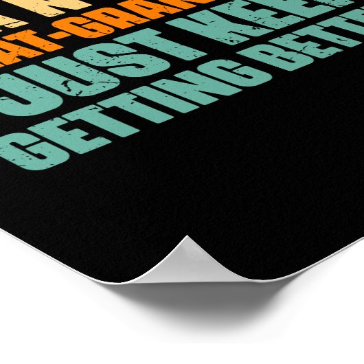 祖父引用文 |グランドパ素晴らしパパ ポスター (角)