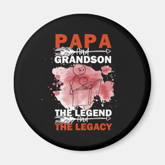 祖父引用文 |パパと孫 マグネット