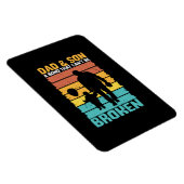 祖父引用文 |パパと息子 マグネット (右側)