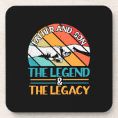 祖父引用文 |伝説の父と息子 コースター (正面)