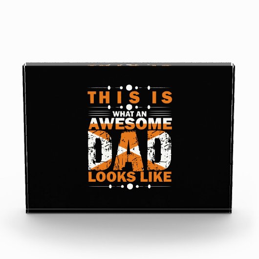 祖父引用文 |何という素晴らしパパ フォトブロック (正面)