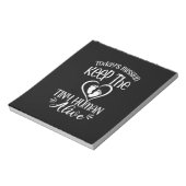 祖父引用文 保| The Tiny Human Alive ノートパッド (回転)