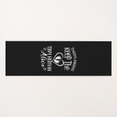 祖父引用文 保| The Tiny Human Alive ヨガマット (正面(横))