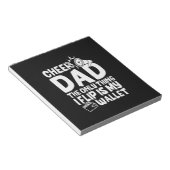 祖父引用文 |応援パパ ノートパッド (アングル)