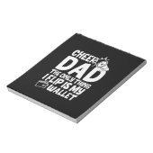 祖父引用文 |応援パパ ノートパッド (回転)