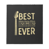 祖父引用文 |最高のパパギター ノートパッド (正面)