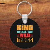 祖父引用文 王さま キーホルダー (正面)