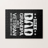 祖父引用文 |私はパパと退役軍人 ジグソーパズル (横)