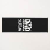 祖父引用文 |私はパパと退役軍人 ヨガマット (正面(横))