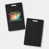 祖父引用文 |野球パパ定義 バッジ (正面＆裏面)