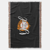 祖父引用文 |野球パパ スローブランケット (正面縦)