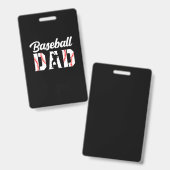 祖父引用文 |野球パパ バッジ (正面＆裏面)