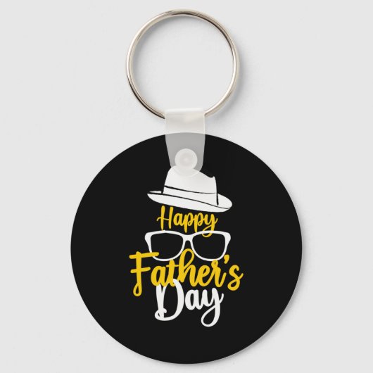 祖父引用文 | Happy Father Day キーホルダー (正面)