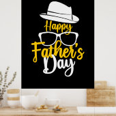 祖父引用文 | Happy Father Day ポスター (キッチン)