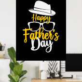祖父引用文 | Happy Father Day ポスター (ホームオフィス)