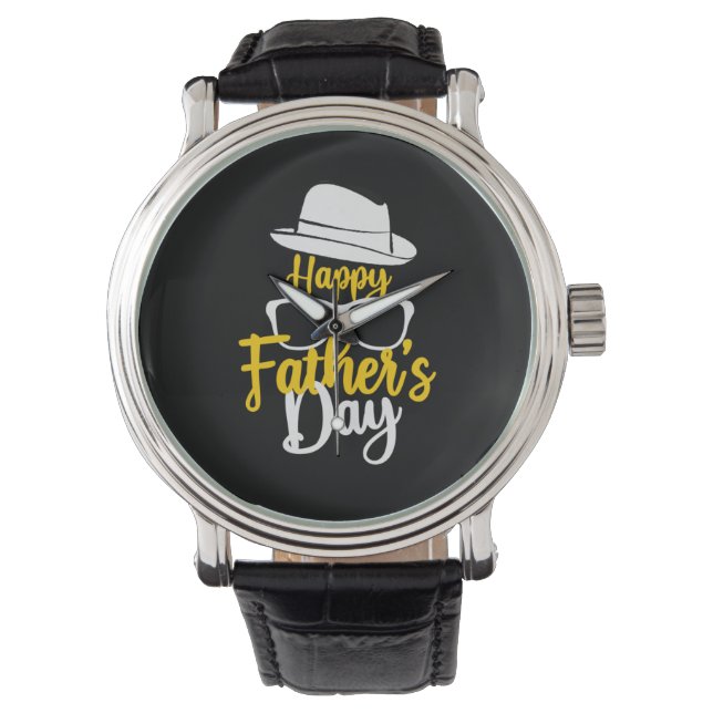 祖父引用文 | Happy Father Day 腕時計 (正面)