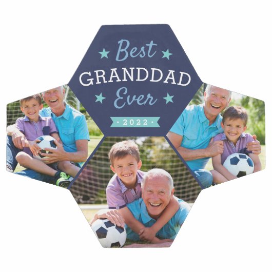 祖父最高のは今まで |グランカスタムパ写真 サッカーボール (フラット)