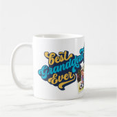 祖父最高のは今まで |祖父写真 コーヒーマグカップ (左)