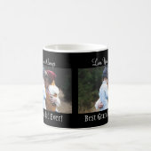 祖父最高のは常に写真コラージュ白 コーヒーマグカップ (中央)