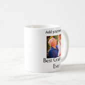 祖父最高の祖父の写真名ギフトテックス コーヒーマグカップ (正面右)