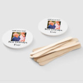 祖父最高の祖父の写真名ギフトテックス ハンドファン (組立なし)