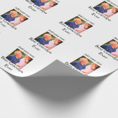 祖父最高の祖父の写真名ギフトテックス ラッピングペーパー (角)