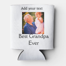 祖父最高の祖父の写真名ギフトテックス 缶クーラー