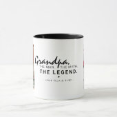 祖父様。偉大な方。伝説。神話。 | 写真 マグカップ (中央)