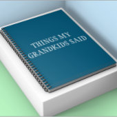 祖父母おもしろいのために言った孫たち ノートブック