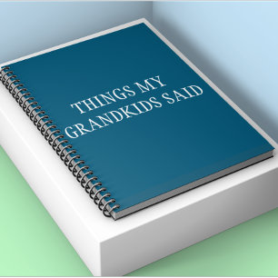 祖父母おもしろいのために言った孫たち ノートブック