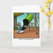 祖父母おもしろいの日挨拶状 カード (黄色い花)