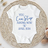 祖父母おもしろい妊娠の発表 ベビーボディスーツ