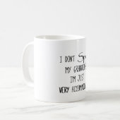 祖父母おもしろい引用文が孫を台無しにする コーヒーマグカップ (正面左)