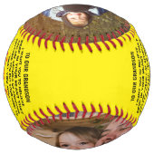 祖父母から孫へカスタム2 Photo ソフトボール (裏面)